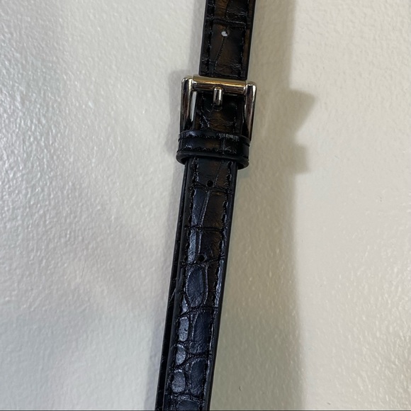 Carpisa Kuvera  Mettalic Pebble Grain Faux Leather Structured Bag Cross Body - Picture 11 of 14